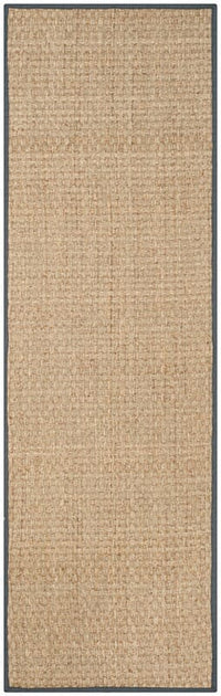 Safavieh Natural Fiber Nf114Q Natural / Dark Grey Natural Fiber Area Rug