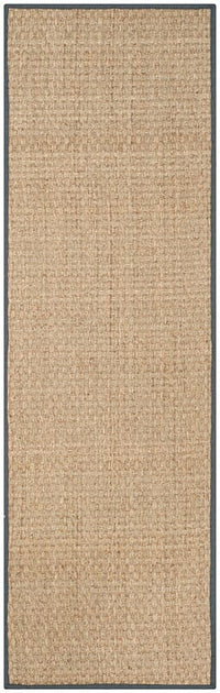 Safavieh Natural Fiber Nf114Q Natural / Dark Grey Natural Fiber Area Rug