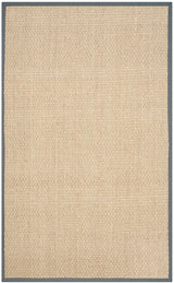Safavieh Natural Fiber Nf114Q Natural / Dark Grey Rugs.