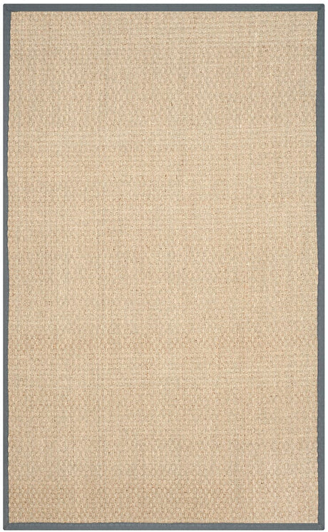 Safavieh Natural Fiber Nf114Q Natural / Dark Grey Rugs.