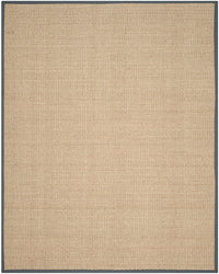 Safavieh Natural Fiber Nf114Q Natural / Dark Grey Natural Fiber Area Rug