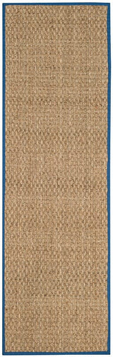 Safavieh Natural Fiber Nf114T Natural / Navy Rugs.