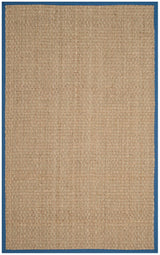 Safavieh Natural Fiber Nf114T Natural / Navy Rugs.