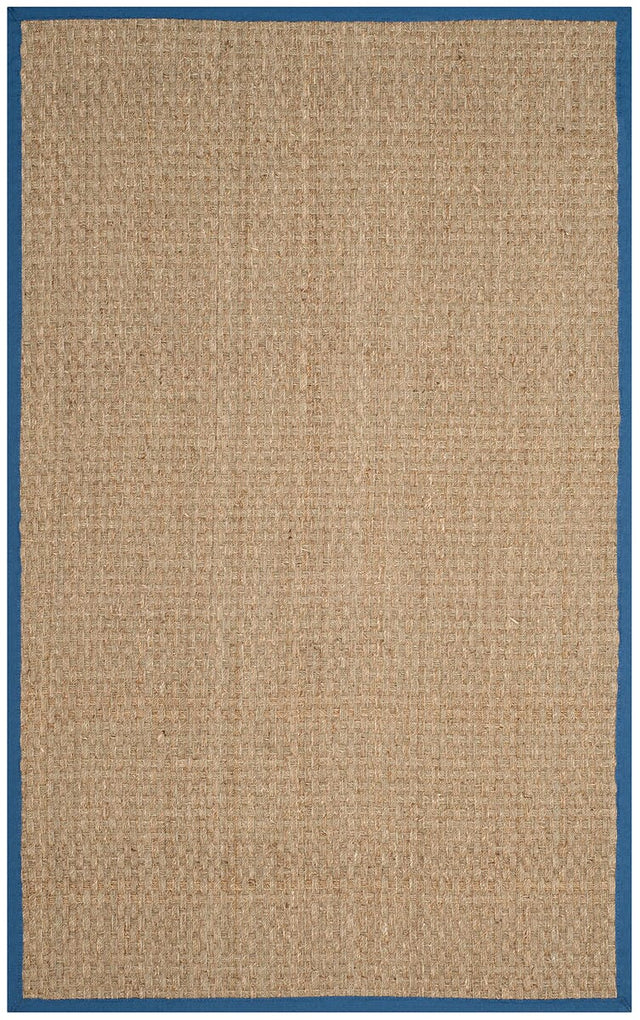 Safavieh Natural Fiber Nf114T Natural / Navy Rugs.