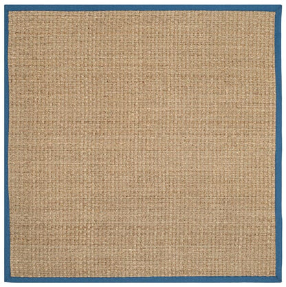 Safavieh Natural Fiber Nf114T Natural / Navy Natural Fiber Area Rug