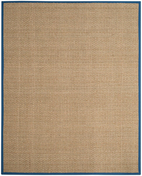 Safavieh Natural Fiber Nf114T Natural / Navy Rugs.