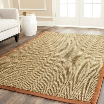 Safavieh Natural Fiber Nf115B Natural / Brown Natural Fiber Area Rug