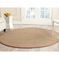 Safavieh Natural Fiber Nf115B Natural / Brown Natural Fiber Area Rug