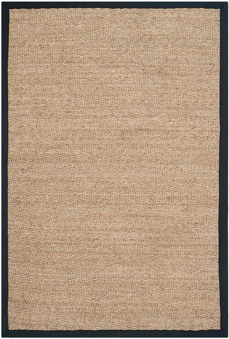 Safavieh Natural Fiber nf115c Natural / Black Rugs.