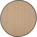 Safavieh Natural Fiber nf115c Natural / Black Rugs.