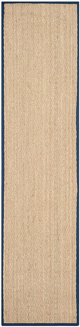 Safavieh Natural Fiber Nf115E Natural / Blue Rugs.