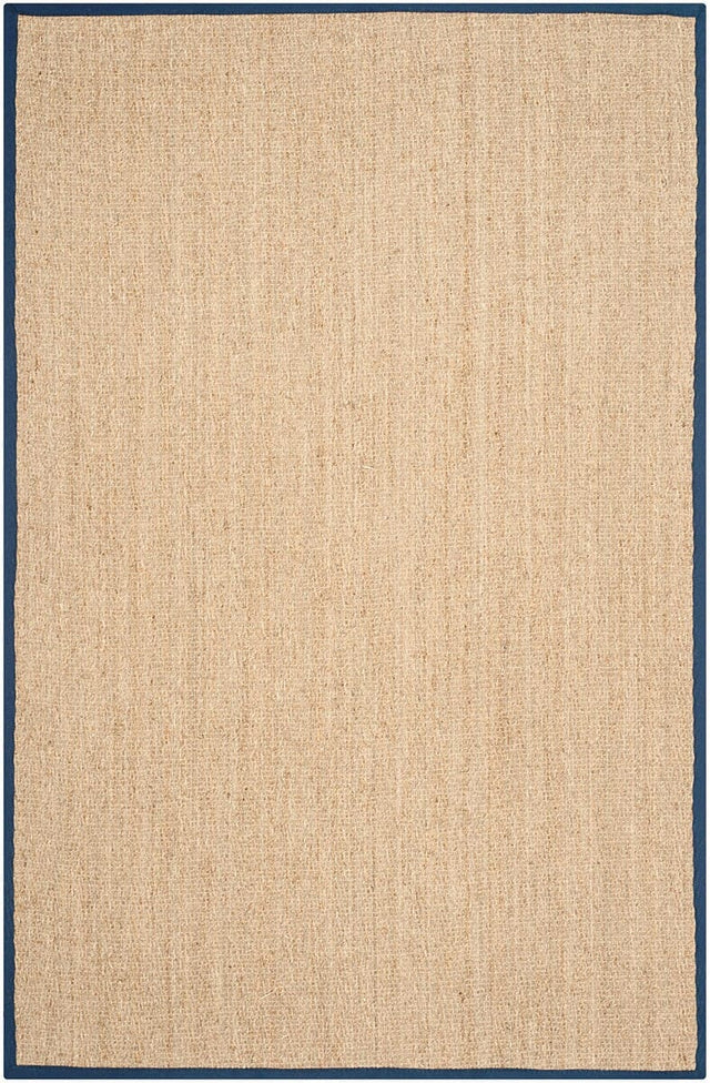 Safavieh Natural Fiber Nf115E Natural / Blue Rugs.