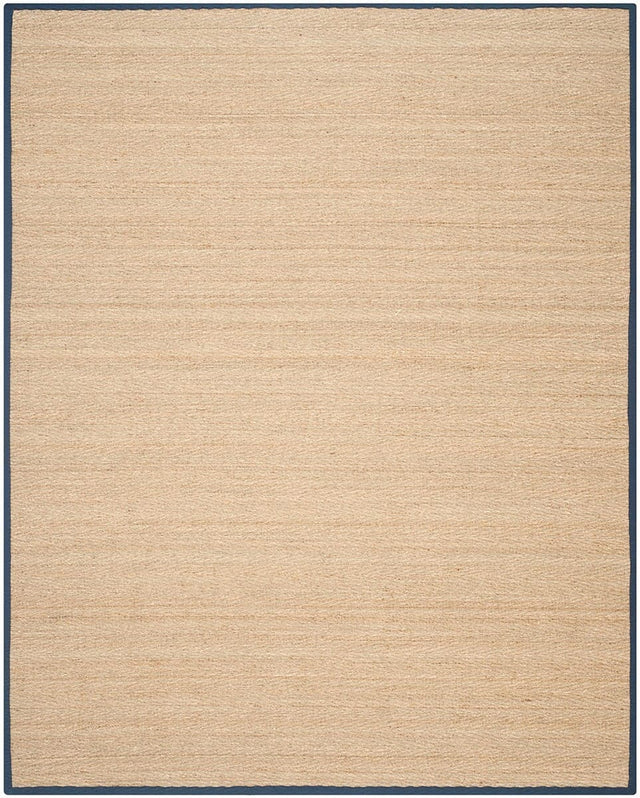 Safavieh Natural Fiber Nf115E Natural / Blue Rugs.