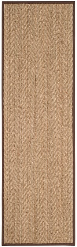 Safavieh Natural Fiber Nf115K Natural / Dark Brown Natural Fiber Area Rug