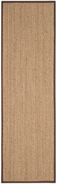 Safavieh Natural Fiber Nf115K Natural / Dark Brown Natural Fiber Area Rug