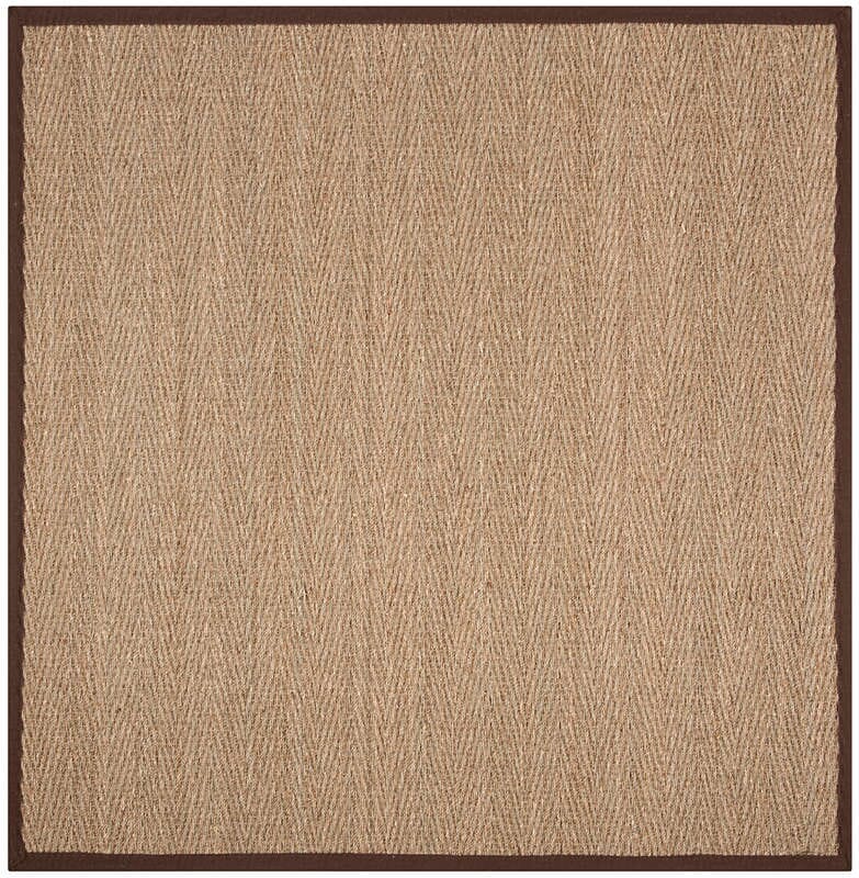 Safavieh Natural Fiber Nf115K Natural / Dark Brown Natural Fiber Area Rug