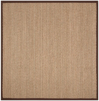 Safavieh Natural Fiber Nf115K Natural / Dark Brown Natural Fiber Area Rug