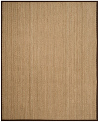 Safavieh Natural Fiber Nf115K Natural / Dark Brown Natural Fiber Area Rug