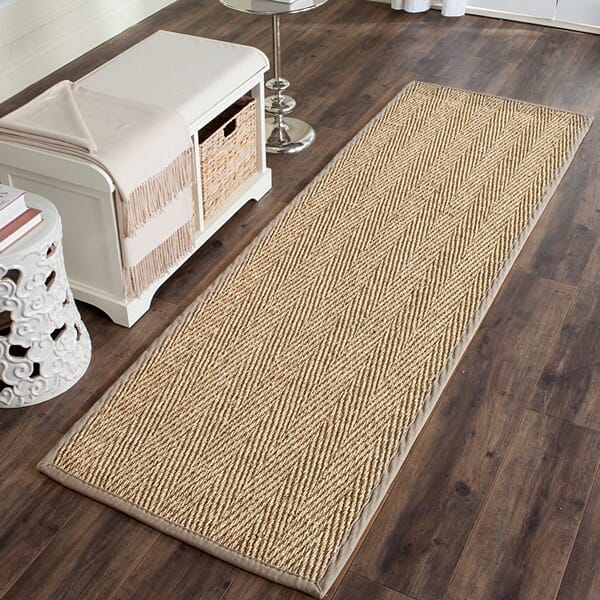 Safavieh Natural Fiber Nf115P Natural / Grey Natural Fiber Area Rug