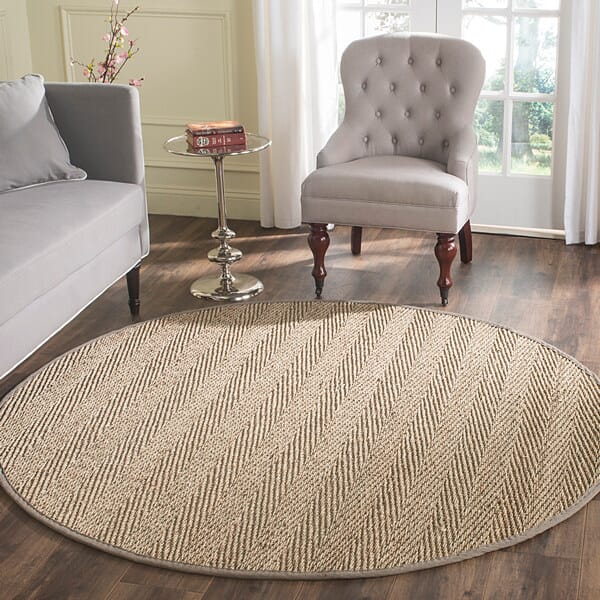 Safavieh Natural Fiber Nf115P Natural / Grey Natural Fiber Area Rug