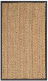 Safavieh Natural Fiber Nf115Q Natural / Dark Grey Rugs.