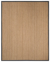 Safavieh Natural Fiber Nf115Q Natural / Dark Grey Natural Fiber Area Rug