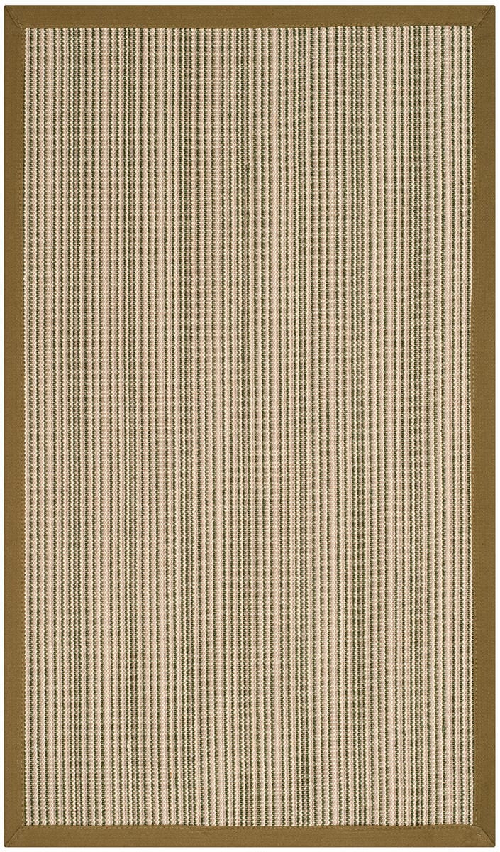 Safavieh Natural Fiber Nf132A Multi / Green Natural Fiber Area Rug