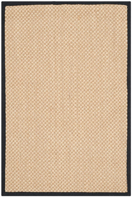 Safavieh Natural Fiber Nf141A Maize / Black Rugs.