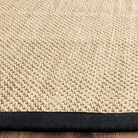 Safavieh Natural Fiber Nf141A Maize / Black Rugs.