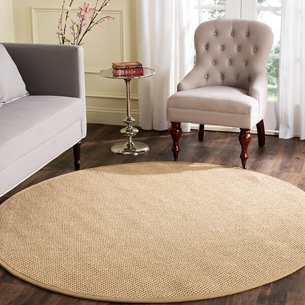 Safavieh Natural Fiber Nf141B Maize / Linen Rugs.