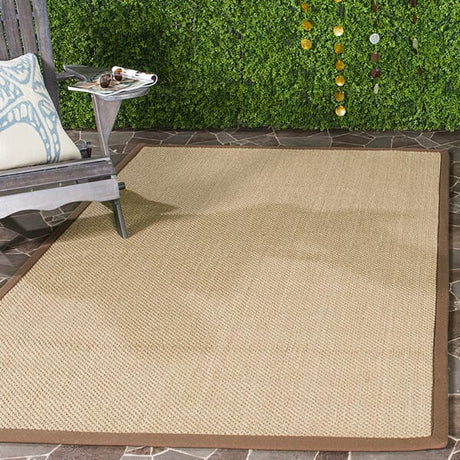 Safavieh Natural Fiber Nf141C Maize / Brown Rugs.