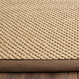 Safavieh Natural Fiber Nf141C Maize / Brown Rugs.