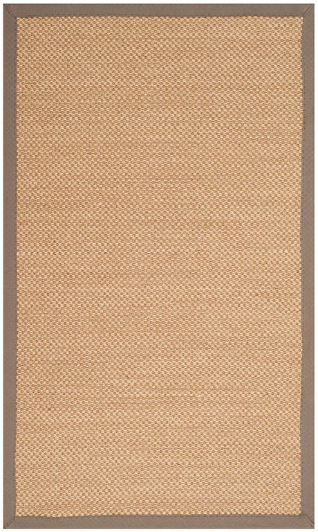 Safavieh Natural Fiber Nf141G Maize / Grey Rugs.