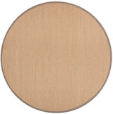 Safavieh Natural Fiber Nf141G Maize / Grey Rugs.