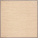 Safavieh Natural Fiber Nf141G Maize / Grey Rugs.
