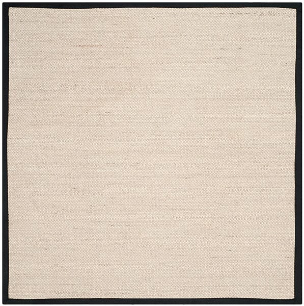 Safavieh Natural Fiber Nf143A Marble / Black Rugs.