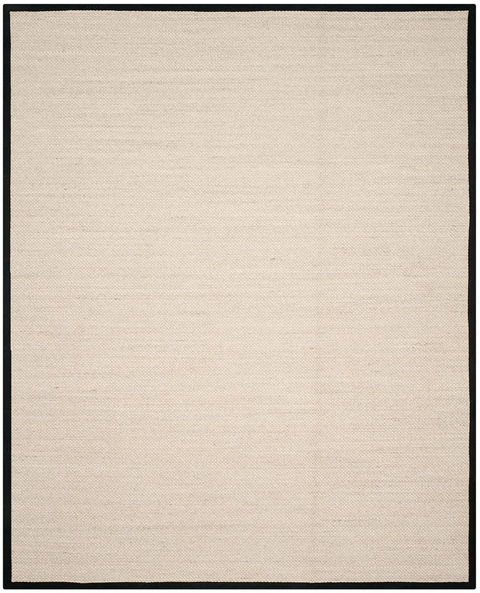 Safavieh Natural Fiber Nf143A Marble / Black Rugs.