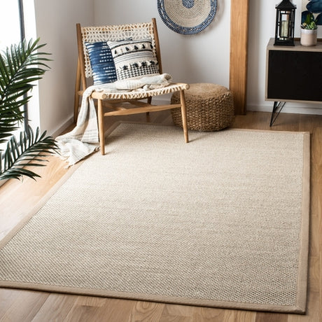 Safavieh Natural Fiber Nf143B Marble / Linen Rugs.