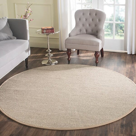 Safavieh Natural Fiber Nf143B Marble / Linen Rugs.