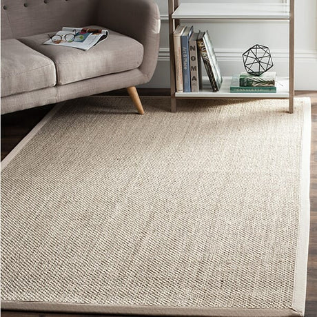 Safavieh Natural Fiber Nf143C Marble / Beige Rugs.