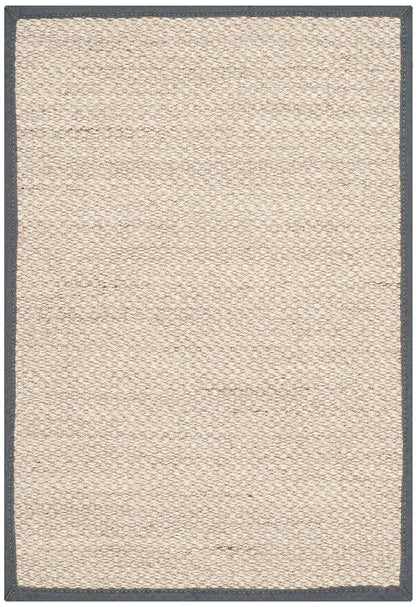 Safavieh Natural Fiber Nf143D Marble / Dark Grey Natural Fiber Area Rug