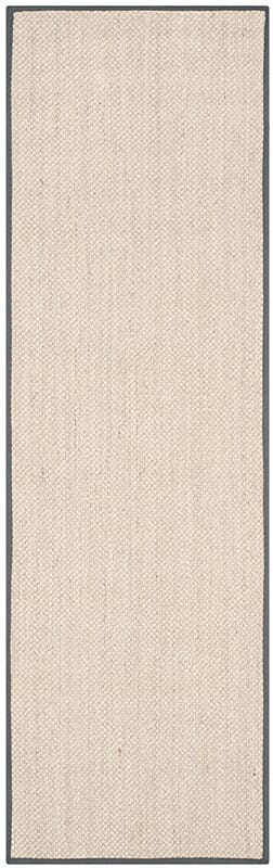 Safavieh Natural Fiber Nf143D Marble / Dark Grey Natural Fiber Area Rug