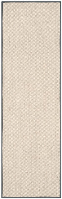 Safavieh Natural Fiber Nf143D Marble / Dark Grey Natural Fiber Area Rug