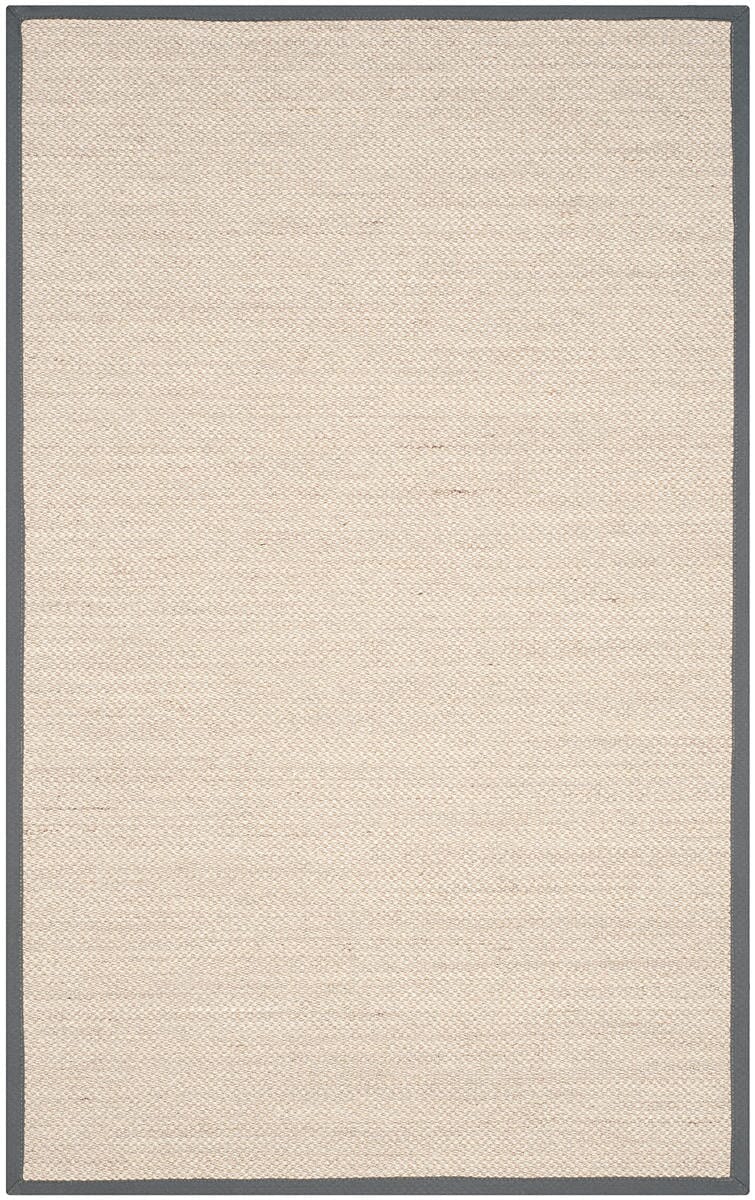 Safavieh Natural Fiber Nf143D Marble / Dark Grey Natural Fiber Area Rug