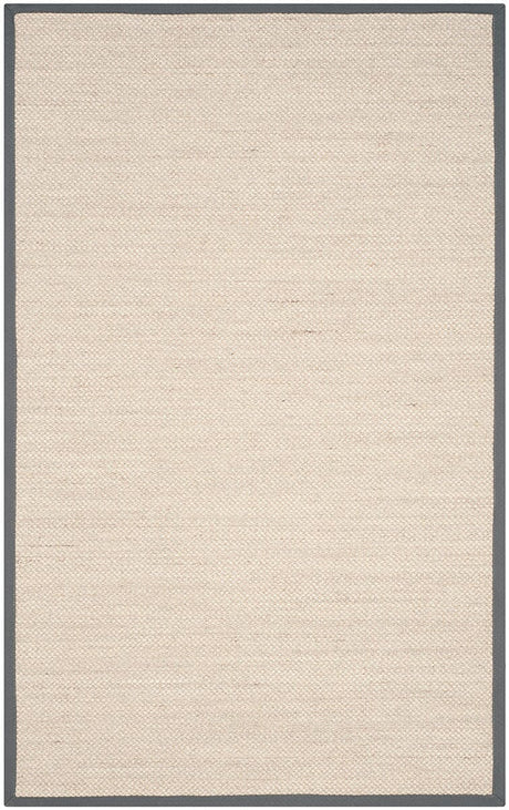 Safavieh Natural Fiber Nf143D Marble / Dark Grey Rugs.