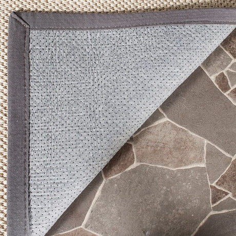 Safavieh Natural Fiber Nf143D Marble / Dark Grey Rugs.