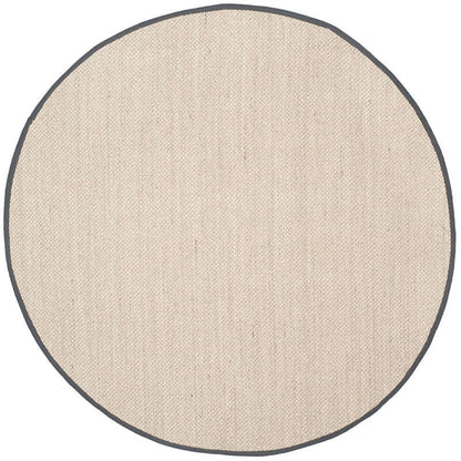 Safavieh Natural Fiber Nf143D Marble / Dark Grey Natural Fiber Area Rug