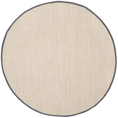 Safavieh Natural Fiber Nf143D Marble / Dark Grey Natural Fiber Area Rug