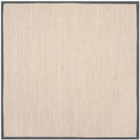 Safavieh Natural Fiber Nf143D Marble / Dark Grey Natural Fiber Area Rug