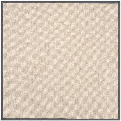 Safavieh Natural Fiber Nf143D Marble / Dark Grey Natural Fiber Area Rug